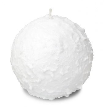 Pl白色蜡烛雪球球形