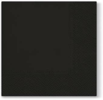 Pl餐巾纸单色黑色