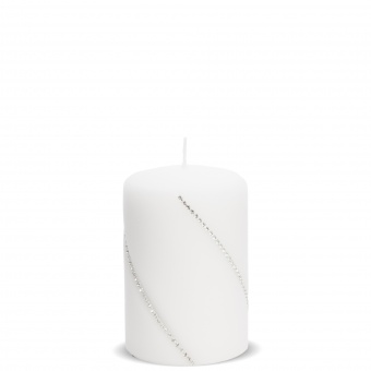 PL白色蜡烛bolero垫小圆筒