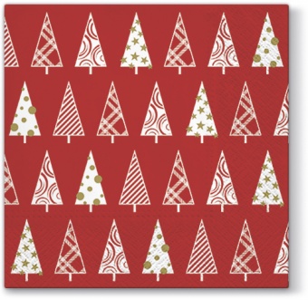 Pl餐巾三角树（红色）