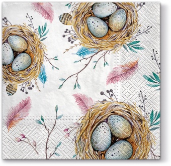 Pl复活节巢餐巾